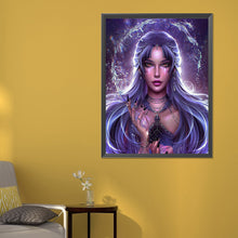 Load image into Gallery viewer, Constellation Girl¡¤Aquarius 50X60CM(Canvas) Full Round Drill Diamond Painting
