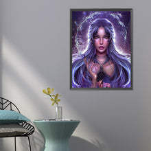 Load image into Gallery viewer, Constellation Girl¡¤Aquarius 50X60CM(Canvas) Full Round Drill Diamond Painting
