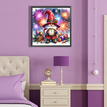 Load image into Gallery viewer, Goblin Clock New Year 40X40CM(Canvas) Full Round Drill Diamond Painting
