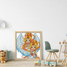 Load image into Gallery viewer, Joy Sunday Twelve Zodiac Signs: Gemini (26*28CM) 14CT Stamped Cross Stitch
