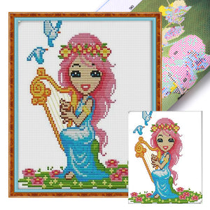 Joy Sunday Zodiac Signs Virgo (22*26CM) 14CT Stamped Cross Stitch