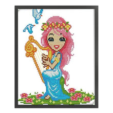 Load image into Gallery viewer, Joy Sunday Zodiac Signs Virgo (22*26CM) 14CT Stamped Cross Stitch
