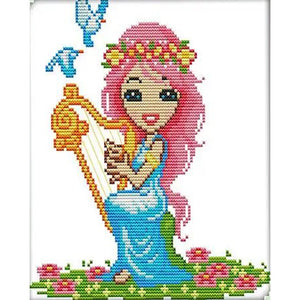 Joy Sunday Zodiac Signs Virgo (22*26CM) 14CT Stamped Cross Stitch