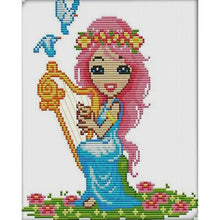 Load image into Gallery viewer, Joy Sunday Zodiac Signs Virgo (22*26CM) 14CT Stamped Cross Stitch
