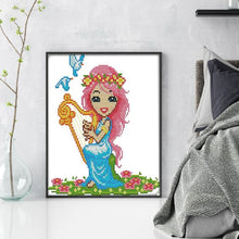 Load image into Gallery viewer, Joy Sunday Zodiac Signs Virgo (22*26CM) 14CT Stamped Cross Stitch
