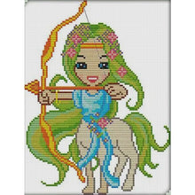 Load image into Gallery viewer, Joy Sunday Sagittarius Of The Twelve Zodiac Signs (21*28CM) 14CT Stamped Cross Stitch
