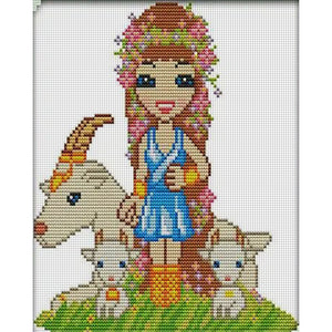 Joy Sunday Twelve Zodiac Signs: Capricorn (22*26CM) 14CT Stamped Cross Stitch