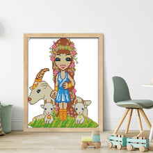 Load image into Gallery viewer, Joy Sunday Twelve Zodiac Signs: Capricorn (22*26CM) 14CT Stamped Cross Stitch
