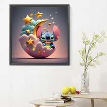 Load image into Gallery viewer, Star Moon And Stitch 30X30CM(Canvas) Full Round Drill Diamond Painting
