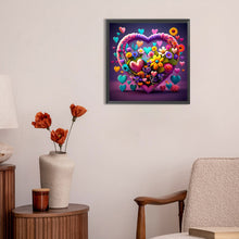 Load image into Gallery viewer, Colorful Flowers 30X30CM(Canvas) Full Round Drill Diamond Painting
