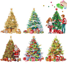 Load image into Gallery viewer, 6 PCS Diamond Painting Stickers for Xmas Decor Boy Girls Gift (Christmas Tree)
