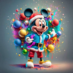 Disney Mickey 30X30CM(Canvas) Full Round Drill Diamond Painting