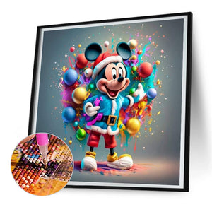 Disney Mickey 30X30CM(Canvas) Full Round Drill Diamond Painting