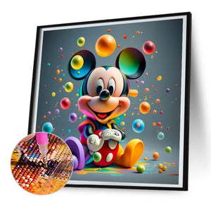 Disney Mickey 30X30CM(Canvas) Full Round Drill Diamond Painting