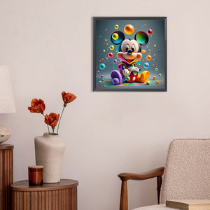 Disney Mickey 30X30CM(Canvas) Full Round Drill Diamond Painting