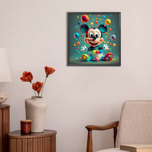 Disney Mickey 30X30CM(Canvas) Full Round Drill Diamond Painting