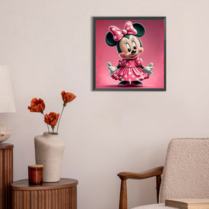 Disney Minnie 30X30CM(Canvas) Full Round Drill Diamond Painting