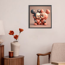 Load image into Gallery viewer, Disney Mickey Minnie 30X30CM(Canvas) Full Round Drill Diamond Painting
