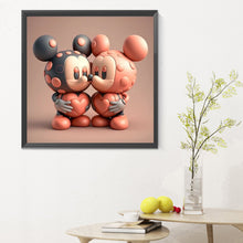 Load image into Gallery viewer, Disney Mickey Minnie 30X30CM(Canvas) Full Round Drill Diamond Painting
