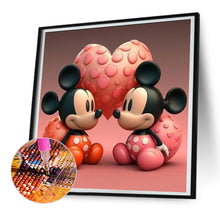 Load image into Gallery viewer, Disney Mickey Minnie 30X30CM(Canvas) Full Round Drill Diamond Painting
