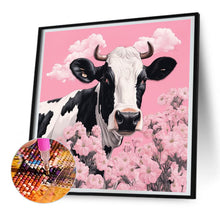 Load image into Gallery viewer, Dairy Cow 30X30CM(Canvas) Full Round Drill Diamond Painting
