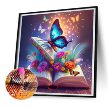 Load image into Gallery viewer, Colorful Butterfly 30*30CM(Canvas) Full Round Drill Diamond Painting
