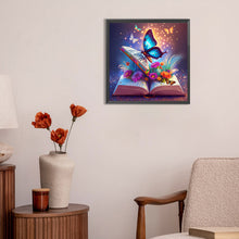 Load image into Gallery viewer, Colorful Butterfly 30*30CM(Canvas) Full Round Drill Diamond Painting
