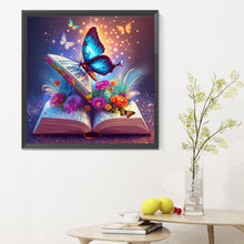 Load image into Gallery viewer, Colorful Butterfly 30*30CM(Canvas) Full Round Drill Diamond Painting
