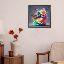 Load image into Gallery viewer, Colorful Butterfly 30*30CM(Canvas) Full Round Drill Diamond Painting
