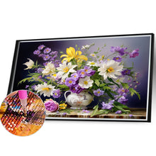 Load image into Gallery viewer, Bouquet Of Flowers Blooming On The Table 40*30CM(Canvas) Full Round Drill Diamond Painting
