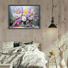 Load image into Gallery viewer, Bouquet Of Flowers Blooming On The Table 40*30CM(Canvas) Full Round Drill Diamond Painting
