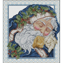 Load image into Gallery viewer, Joy Sunday Intoxicated Santa Claus (35*39CM) 14CT Stamped Cross Stitch
