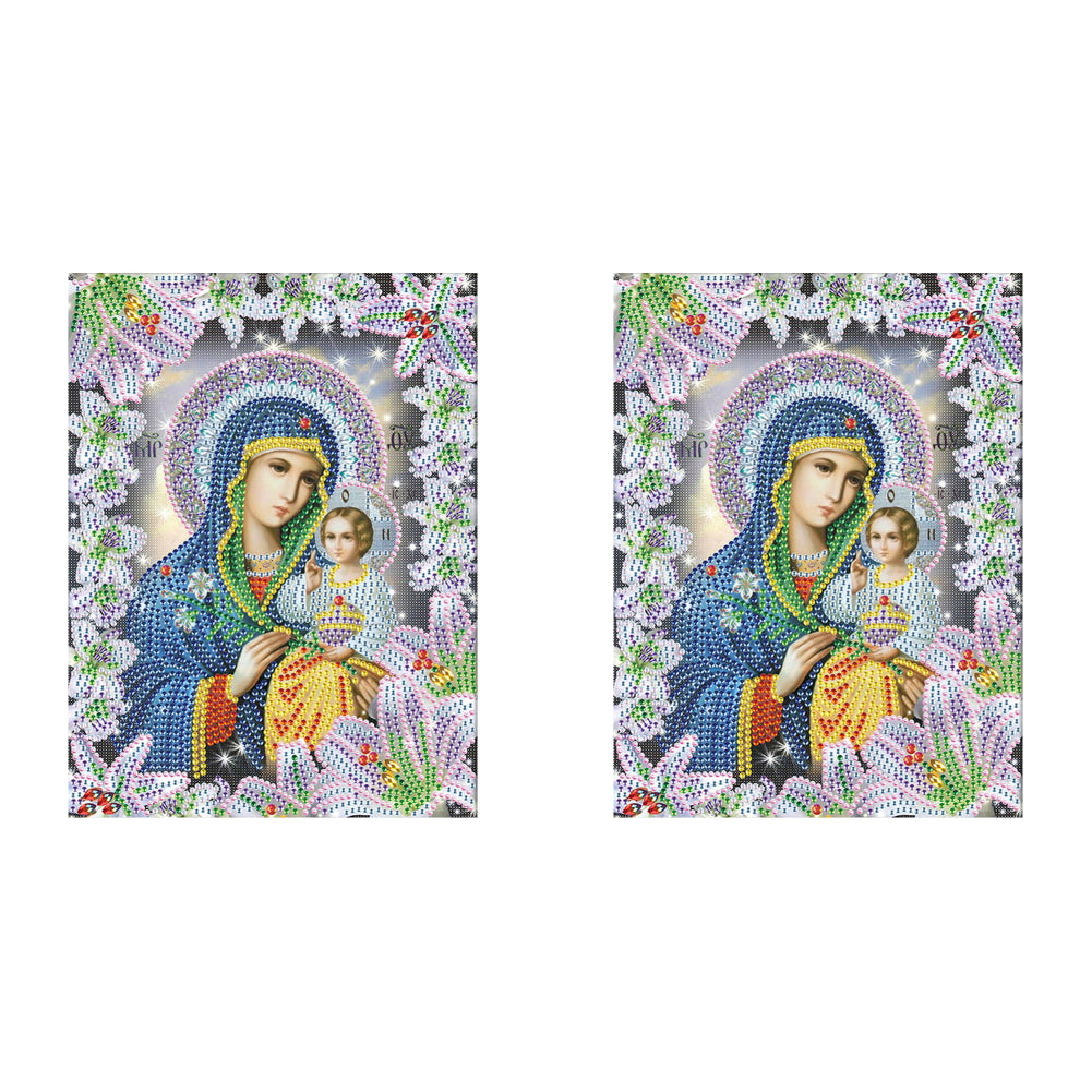 Religion Our Lady 25*30CM(Canvas) Partial Special Shaped Drill Diamond Painting