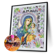 Load image into Gallery viewer, Religion Our Lady 25*30CM(Canvas) Partial Special Shaped Drill Diamond Painting
