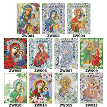 Load image into Gallery viewer, Religion Our Lady 25*30CM(Canvas) Partial Special Shaped Drill Diamond Painting
