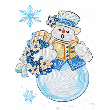 Load image into Gallery viewer, Snowman 30X40CM(Canvas) Partial Special Shaped Drill Diamond Painting
