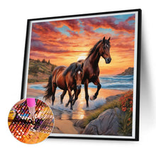 Load image into Gallery viewer, Horses 30X30CM(Canvas) Full Round Drill Diamond Painting
