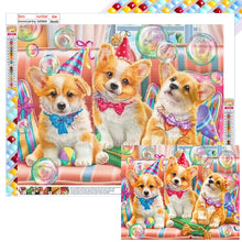 Load image into Gallery viewer, Puppy Party 50X40CM(Canvas) Full Square Drill Diamond Painting
