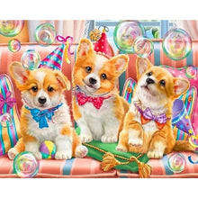 Load image into Gallery viewer, Puppy Party 50X40CM(Canvas) Full Square Drill Diamond Painting
