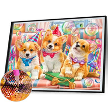 Load image into Gallery viewer, Puppy Party 50X40CM(Canvas) Full Square Drill Diamond Painting
