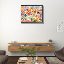 Load image into Gallery viewer, Puppy Party 50X40CM(Canvas) Full Square Drill Diamond Painting
