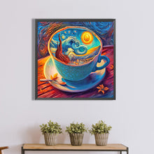 Load image into Gallery viewer, Starry Sky Coffee 40X40CM(Canvas) Full Round Drill Diamond Painting
