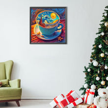 Load image into Gallery viewer, Starry Sky Coffee 40X40CM(Canvas) Full Round Drill Diamond Painting
