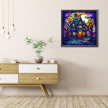 Load image into Gallery viewer, Full Diamond Castle Glass Painting 45X45CM(Canvas) Full AB Round Drill Diamond Painting
