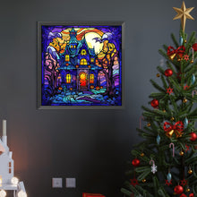 Load image into Gallery viewer, Full Diamond Castle Glass Painting 45X45CM(Canvas) Full AB Round Drill Diamond Painting
