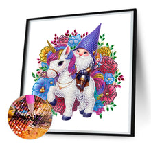 Load image into Gallery viewer, Unicorn Knight Goblin 30X30CM(Canvas) Partial Special Shaped Drill Diamond Painting
