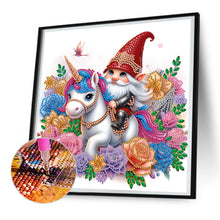 Load image into Gallery viewer, Unicorn Knight Goblin 30X30CM(Canvas) Partial Special Shaped Drill Diamond Painting
