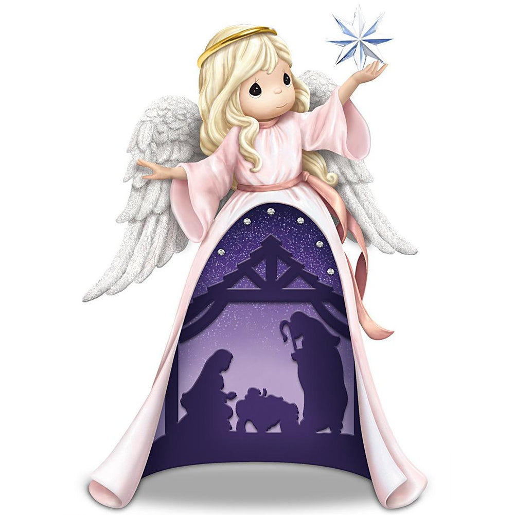 Precious Moments Doll Jesus Angel 30X40CM(Canvas) Full Round Drill Diamond Painting