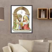 Load image into Gallery viewer, Precious Moments Doll Jesus Angel 30X40CM(Canvas) Full Round Drill Diamond Painting
