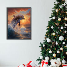 Load image into Gallery viewer, Dolphin 30X40CM(Canvas) Full Round Drill Diamond Painting
